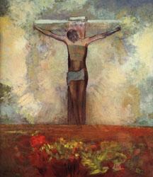 Odilon Redon Crucifixion Spain oil painting art